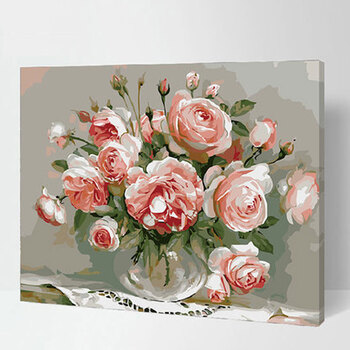 fghgf 现代简约加厚无框diy数字油画植花卉风景家装软饰家居客厅人物