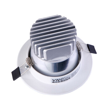 V-POWER LED 2.5寸/3寸/3.5寸/4寸一体化背景墙灯天花灯LED防雾型筒灯 5W正白光T07-30