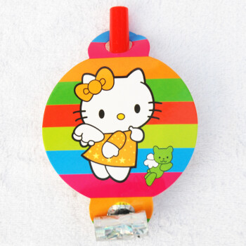 
                                        孩派HighParty/生日派对用品/生日装饰/Hello Kitty吹龙/6个                