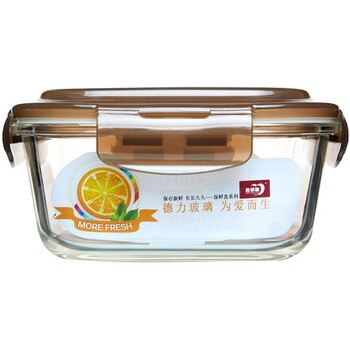 青苹果 耐热玻璃保鲜盒套装 4件套 BXHK04-8 烤箱 冰箱 微波炉适用保鲜盒
