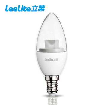 立莱leelite led蜡烛灯泡 e14小螺口LED球泡 烛泡节能灯具  10支装 4W