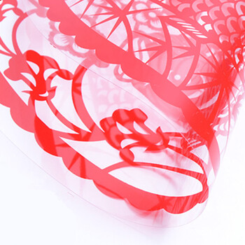 
                                        苏兹（suzy） 福字玻璃静电贴膜10张 剪纸春节节装饰品 门窗静电贴纸 窗花 迎春纳福 30*30                