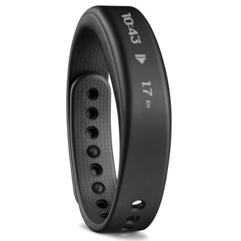 佳明Garmin vivosmart 智能手环运动腕带健康睡眠心率选配检测蓝牙 微信 黑色大号