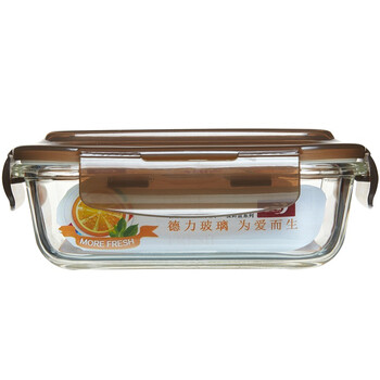 青苹果 耐热玻璃保鲜盒套装 2件套 BXHK02-9 烤箱 冰箱 微波炉适用保鲜盒