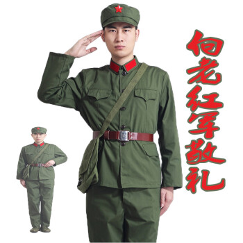 sexemara 老款65式老军服装 老式怀旧涤卡棉军干服 老
