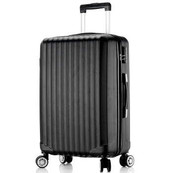 梵地亚（Vantiiear）拉杆箱万向轮耐磨抗摔行李箱20英寸旅行箱男女登机箱 黑色升级版