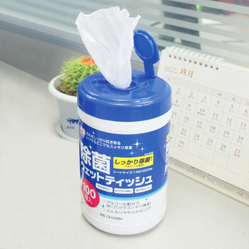 
                                                            爱丽思（IRIS） 爱丽思清洁湿巾含15%医用酒精消毒湿纸巾户外家庭多用除菌湿巾纸家用 12桶                