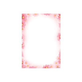 爱心花边边框简笔画 藤蔓