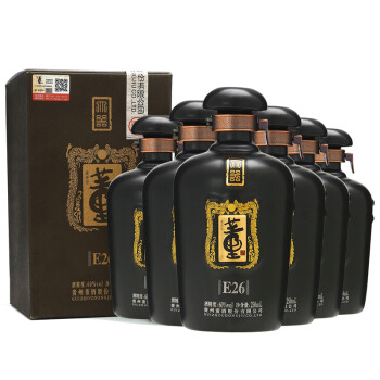 董酒 大器E26 董香型白酒 60度250ml*6瓶 整箱装,降价幅度7.9%