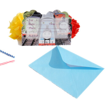 孩派HighPartyParty用品//主题派对用品//生日用品//托马斯主题邀请卡/6个