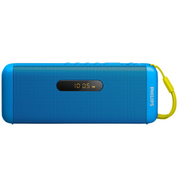 飞利浦SD700无线蓝牙便携插卡音箱 FM收音机  蓝色
