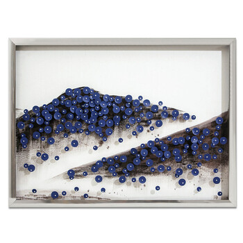 莫森客厅装饰画山水风景现代简约组合立体艺术画多联实物抽象墙壁挂画