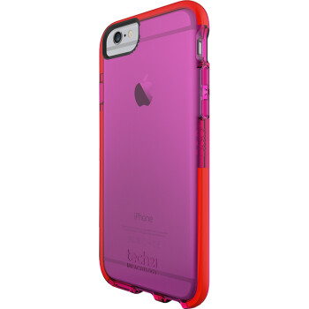 Tech21 Shell防摔透明手机保护壳 适用于苹果iPhone6/Plus 粉红色 5.5英寸