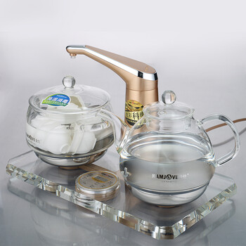 
                                        金灶茶具 新款微电脑控温水晶玻璃自动抽水上水加水烧水壶电热水壶电茶壶养生壶功夫茶艺炉 B66                