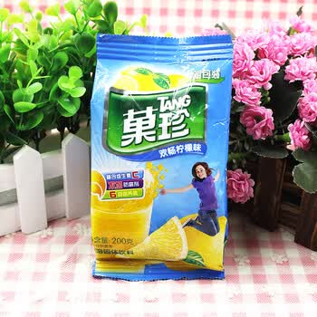 亿滋 菓珍200g 果珍果味果汁粉冲饮冲泡速溶固体饮料粉小包装袋装