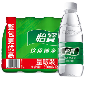 怡宝 纯净水 350ml*12 量贩装 （华润怡宝出品 饮用水）