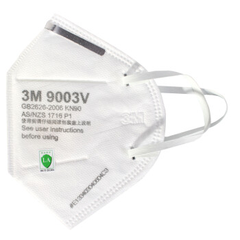 3M 9003V 儿童口罩 带呼吸阀 防护口罩 防粉尘 防雾霾 PM2.5防尘 9003V口罩(5只)