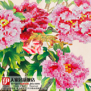伊人新款5D钻石画花卉 娇艳玫瑰 全彩水晶圆钻钻石绣家居装饰水钻钻石十字绣客厅贴钻画卧室