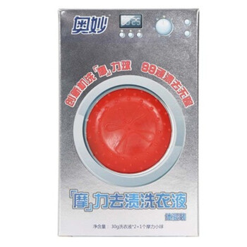 活动凑单品：奥妙 摩力去渍小球1个+洗衣液30gX2 约0.5元(1，199-100)