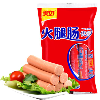 美好 火腿肠 优级火腿肠 40g*10支 袋装