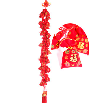 
                                        苏兹 2016绒布福字串挂件 新年新房节日装饰品挂饰 春节喜庆用品                