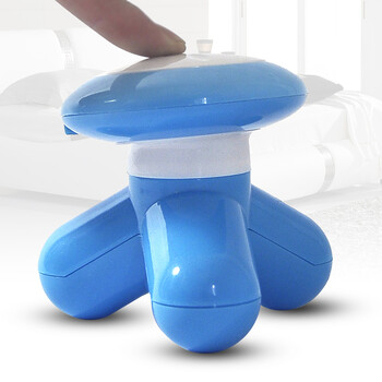 
                                        竞怡 水波浪式迷你三角按摩器 小型按摩器迷你USB电池两用电动小型震动按摩器 按摩器 颈部 三角按摩器颜色随机                