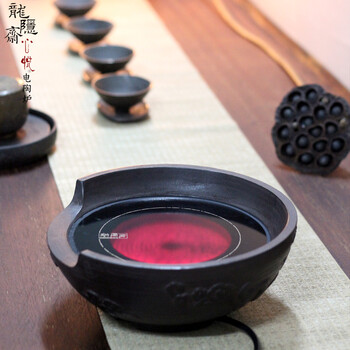 
                                        龙隐斋云龙老岩泥心悦电陶炉烧水煮茶铁壶银壶专用电磁茶炉                 