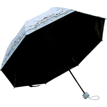 上海故事遮阳伞雨伞女款黑胶太阳伞超强防紫外线晴雨伞278001 278001蓝色
