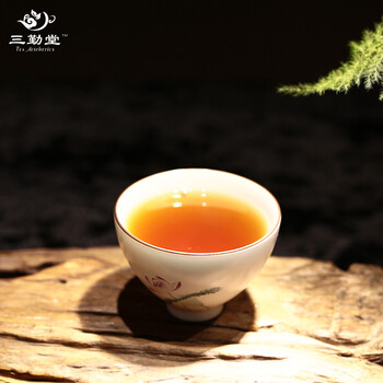 
                                                            三勤堂功夫茶杯陶瓷 手绘粉彩定窑白青瓷茶具品茗杯小单杯S42042 荷花斗立杯冬杯                