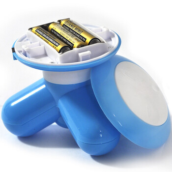 
                                        竞怡 水波浪式迷你三角按摩器 小型按摩器迷你USB电池两用电动小型震动按摩器 按摩器 颈部 三角按摩器颜色随机                
