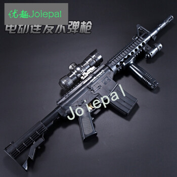 joiepal m4a1电动连发水弹枪狙击枪真人水弹抢儿童男孩玩具枪 黑色5