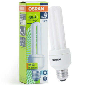 OSRAM欧司朗T4标准型节能灯23W日光色E27五支装