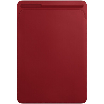 Apple 适用于 10.5 英寸 iPad Pro 的皮革保护套 - 红色 iPad保护壳 iPad后盖 iPad配件