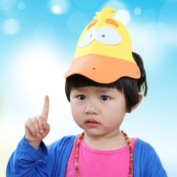 仕彩 EVA儿童卡通立体帽子带松紧儿童成人皆可带幼儿园表演道具 天鹅