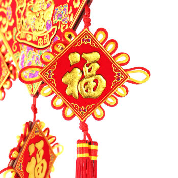 
                                        苏兹 新款春节挂件挂饰新年喜庆庆典装饰品吉祥如意挂件 2018年狗年                