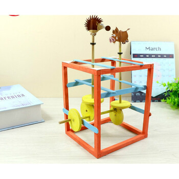 模型玩具小v模型小发明diy材料小学生科学实验作文科技美景小学生的乡村儿童图片