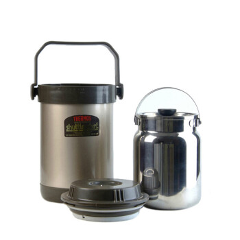 
                                        膳魔师（THERMOS） 焖烧锅保温汤锅真空不锈钢免火炖锅TCRA-1800金色1.8L有防伪标 TCRA-1800ml/金色                