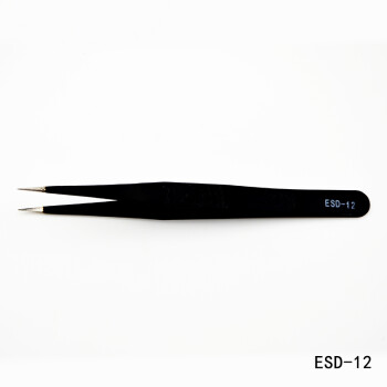 
                                                                                迈利达镊子 尖头弯头不锈钢夹子 手工DIY小工具 ESD-12加强型一把                