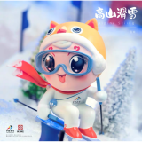中国敦冰娃雪娃融融吉祥物运动会吉祥物中国冰雪冰娃雪娃盲盒潮玩手办