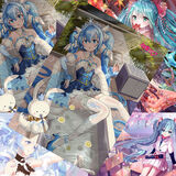 尚莱明初音未来海报二次元周边新款高清墙贴壁纸明信片宿舍挂画动漫