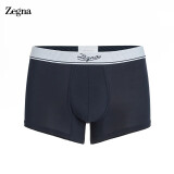 杰尼亚(zegna) 经典款 男士蓝色莫代尔纤维平角内裤 n3lc6-122-402-l