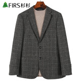杉杉 firs 西服外套男士2022秋冬中青年商务休闲修身单西小西装上衣