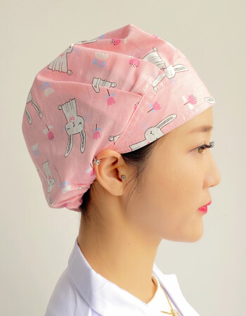 韩版卫生工作帽子医院厨房帽女做饭带的防油烟厨师帽男女工装可开票