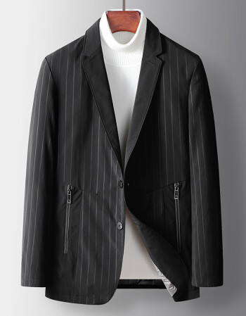 trendsroad轻奢高端品牌西服男2021秋冬加厚西装版商务休闲中青年90白