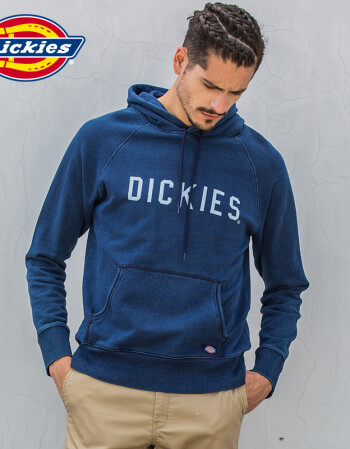 不上架-dickies17新款毛圈布字母印花套头连帽卫衣