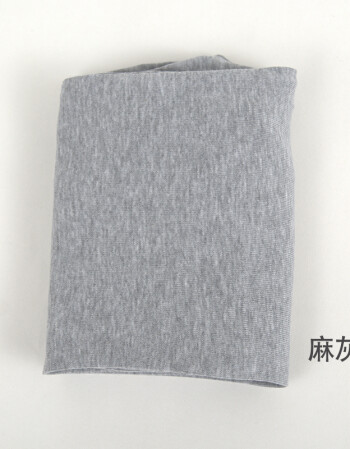 薄款春夏纯色修身九分裤大码显瘦浅灰色棉质裤子紧身裤sn6164 麻灰色
