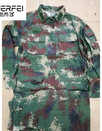 迷彩服二手二炮夏迷彩服二炮夏季作训服二炮迷彩套装退伍军人作训服