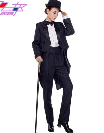 欧曼丹女士燕尾礼服晚礼服晚宴会绅士礼服乐队指挥魔术师主持人服装
