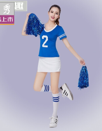 皙秀演出服新款啦啦操服装拉拉队服装少女时代套装足球宝贝啦啦队服装