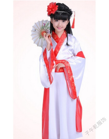 2017新款儿童古装服装仙女装女童汉服演出服嫦娥公主贵妃古典舞表演